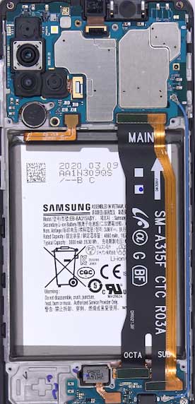 Ремонт плати Samsung A31 (A315f), не заряджається, швидко, Дніпро